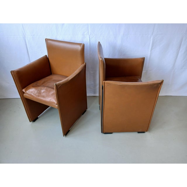 Cassina 401 Break Armchairs by Mario Bellini for Cassina, 1970s, Set of 2 For Sale - Image 4 of 16
