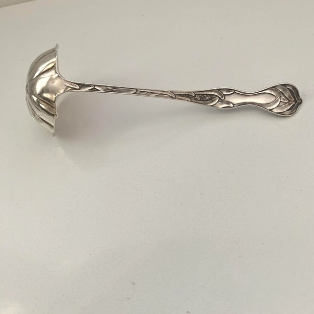 1900's American Sterling Sauce Ladle by Baker Manchester For Sale - Image 4 of 8