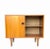Wood Vintage Danish Modern Teak Bar Cabinet With Sliding Doors For Sale - Image 7 of 14