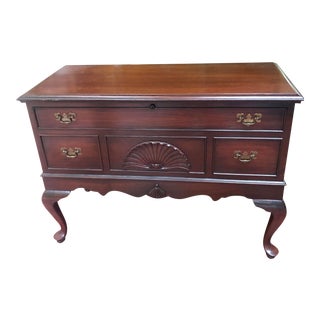 Queen Anne Style Cedar Lined Hope Chest For Sale