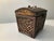 Chinoiserie Vintage Mid 20th Century Chinoiserie Woven Rattan Bamboo Box With Handle and Latch For Sale - Image 3 of 5