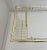 Ornamental & Decorative Materials Mid 20th Century Hollywood Regency Faux Bamboo Brass Breakfast in Bed Lap Tray For Sale - Image 7 of 12
