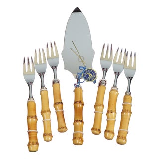 Mid-Century German Cake Serving Set, Solingen, 1960s For Sale