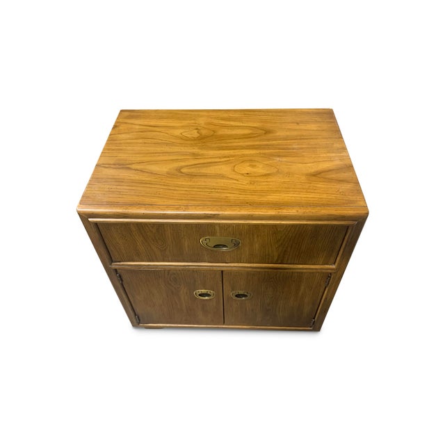 Vintage Campaign Nightstands By Drexel Furniture Company A Pair Chairish