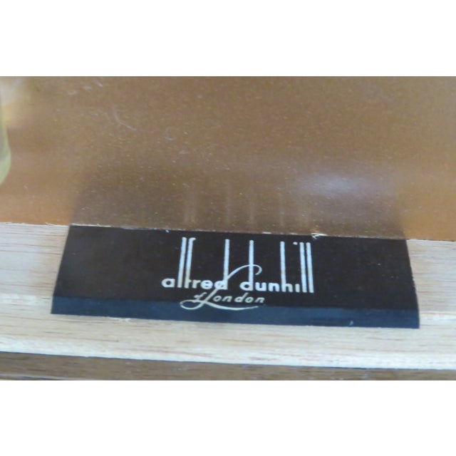 Alfred Dunhill of London Wood Humidor Pipe Stand 9pc Total Set With Pipes 4988b For Sale - Image 18 of 18