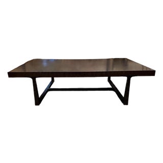 Holly Hunt Large Modern Coffee Table For Sale