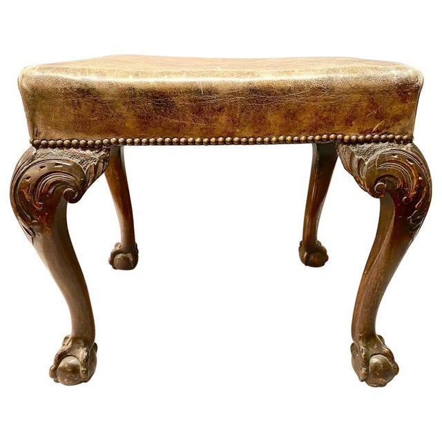 English 18th Century Vintage George III Stool For Sale - Image 10 of 10