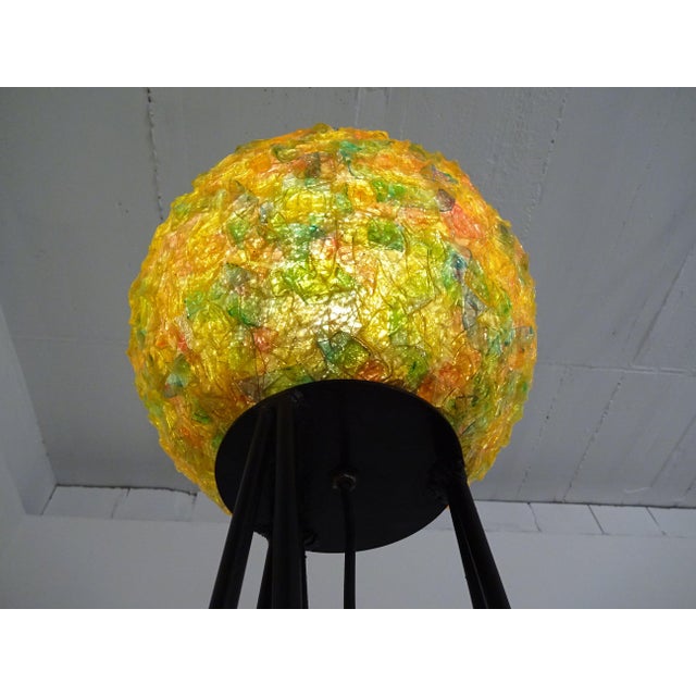 Large Italian Fiberglass Floor Lamp, 1960s For Sale - Image 9 of 18