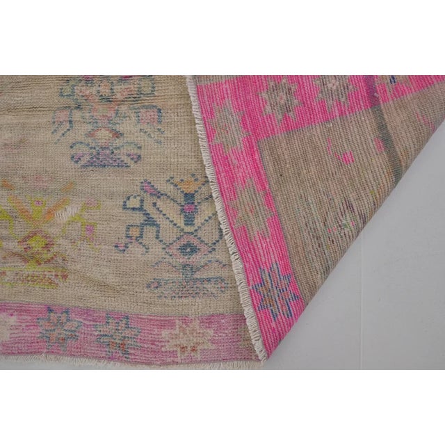 1950s Wool Oushak Anatolian Carpet For Sale In Phoenix - Image 6 of 10