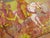Mid-Century Modern Vintage Zabihi Collection Fluorescent Color Karabagh Pictorial Rug - 4'9" x 7' For Sale - Image 3 of 9