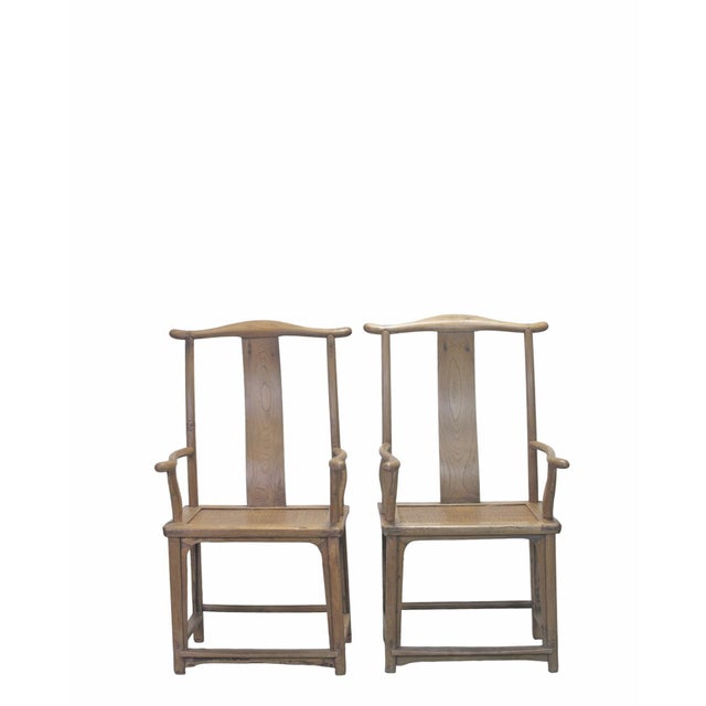 Pair of Antique Official's Hat Armchairs For Sale - Image 9 of 10