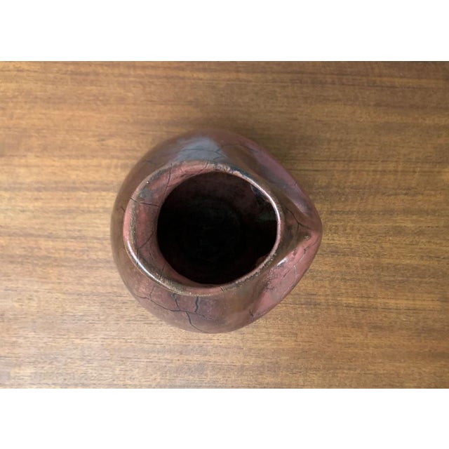 Art Deco German Studio Pottery Jug Carafe with Handle Hole by Paul Dresler for Töpferei Grootenburg, 1940s For Sale - Image 6 of 18