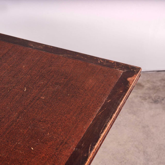 French Intricate Relief Cast Base Table, 1920s For Sale - Image 3 of 9