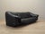 Italian Black Leather Sofa, 1960s For Sale - Image 6 of 18