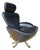 Modern Black Leather Swivel Recliner Lounge Chair by Toshiyuki Kita for Cassina, Made in Italy For Sale - Image 3 of 18