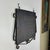 1900 - 1909 Antique Hand Painted Wood Real Estate Sign in Wrought Iron Scroll Design Frame For Sale - Image 5 of 12
