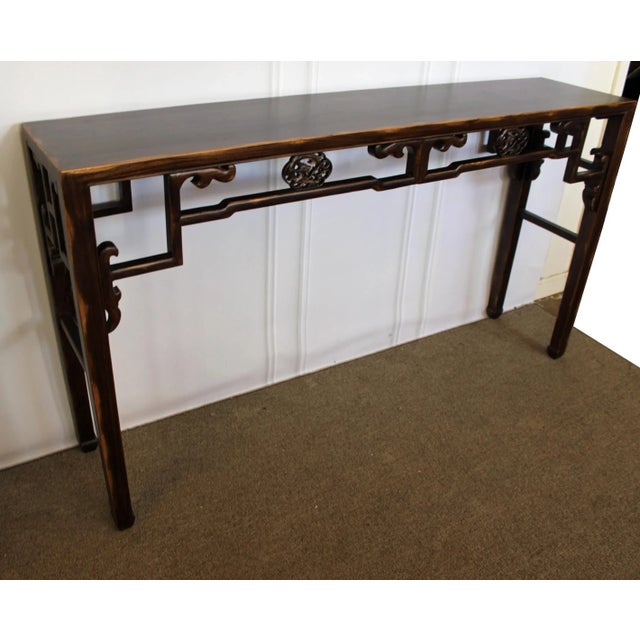 Carved Console Table For Sale - Image 4 of 10