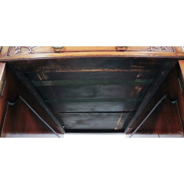 Late 19th Century English Chippendale Style Mahogany Partners Desk For Sale - Image 10 of 12