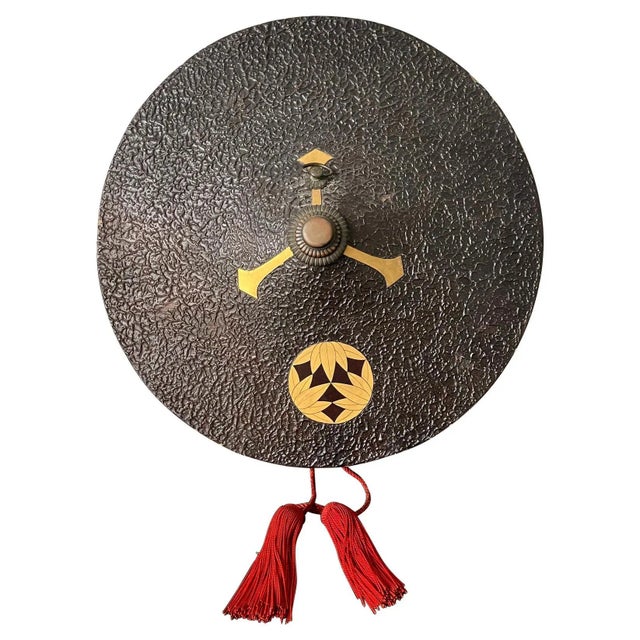 Japanese Lacquered Samurai Jingasa Hat Edo Period For Sale - Image 13 of 13