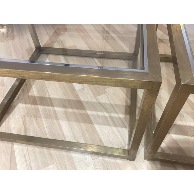 Glass Tables, 1970s, Set of 2 For Sale - Image 14 of 18