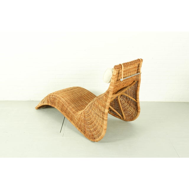 1990s Karlskrona Rattan Lounge Chairs by Karl Malvall from Ikea, 1998, Set of 2 For Sale - Image 5 of 11