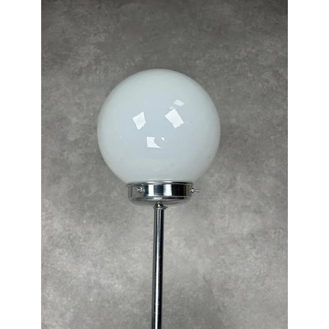 Glass Art Deco Table Lamp by Emanuel Kodet Julián for Bechyně, 1930s For Sale - Image 7 of 13