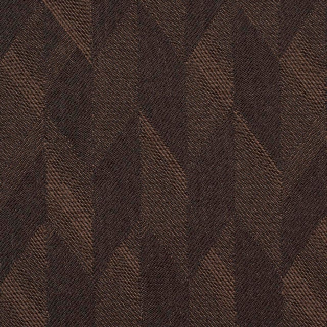 Contemporary SAMPLE - Schumacher Ezra Wool Fabric In Chocolate For Sale - Image 3 of 4