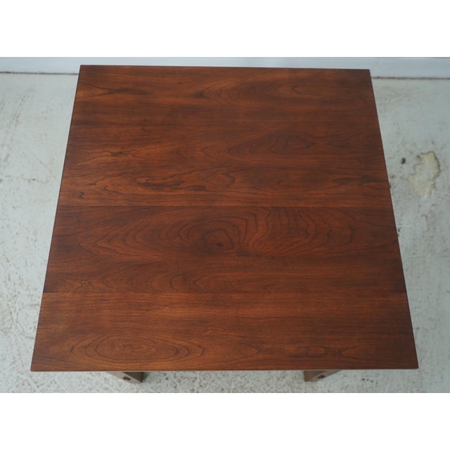 Mission Stickley Mission Cherry 2 Tier Lamp Table For Sale - Image 3 of 12