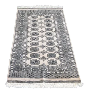 Vintage Bokara Rug Medium (1 of 2 Matching Rugs) - 3′1″ × 5′1″
