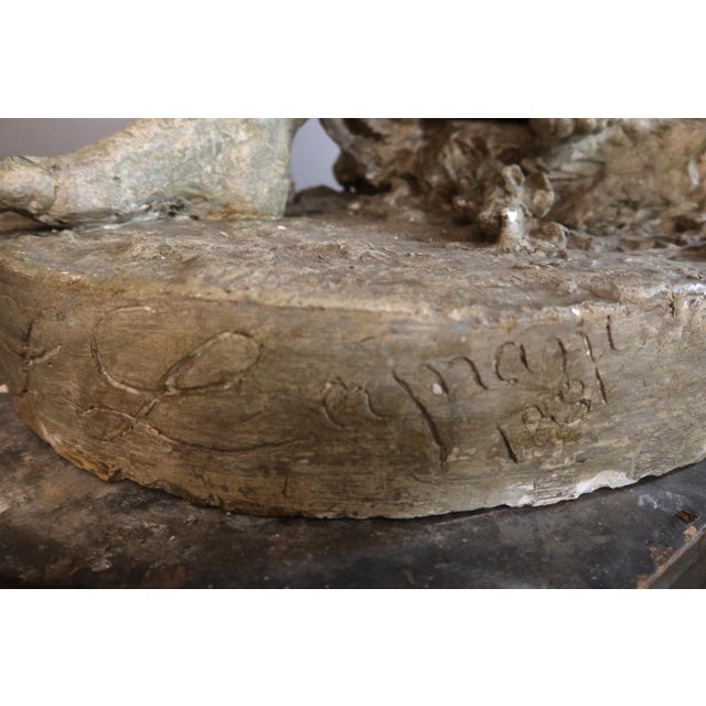 Large Wood & Plaster Cast by Luigi Legnani, 1881 For Sale - Image 4 of 13