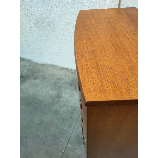 Vintage Chest of Drawers in Teak, 1970 For Sale - Image 6 of 9