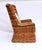 Chestnut 1960s Michael Taylor for Baker Braided Wicker Wingback Ottoman Set For Sale - Image 8 of 13