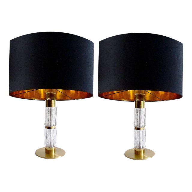 Brutalist Table Lamps from Kaiser Leuchten, Set of 2 For Sale