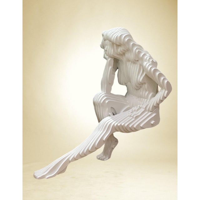 Modern Late 20th Century Edit Laminated Plywood Figural Sculpture For Sale - Image 3 of 18
