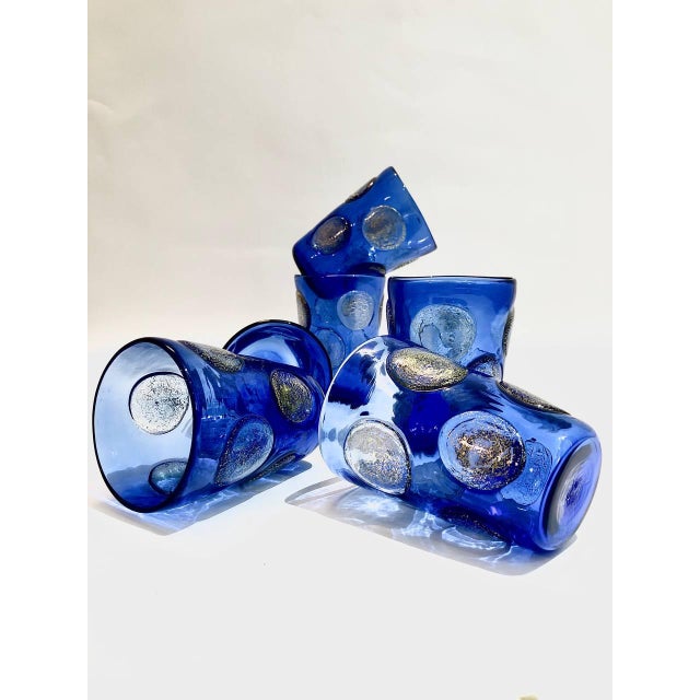 Murano Crystal Glasses by Mariana Iskra, Set of 6 For Sale - Image 14 of 15