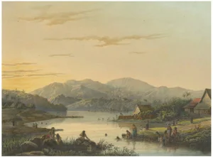 J.C. Greive Jr. after Abram Salm, The Bathing Place of Wendit, 1872, Lithograph on Paper