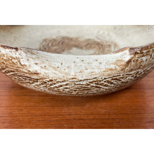 Mid-Century Modern Danish Studio Pottery Bowl by Aksel Larsen for Axella, 1960s For Sale - Image 9 of 16