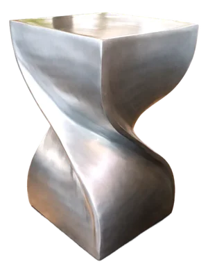 Twist Nickel Side Table