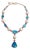 Bochic "Capri" Opal, Natural Ruby & South Sea Pearl Necklace Set 18K & Silver For Sale