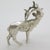1950s Vintage Italian Silver Stag Deer Figurine Miniature, Milan, 1950s For Sale - Image 5 of 10
