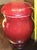 Chinese Sang de Boeuf (Oxblood) Glaze Jar has measurements of approximately 7"x7"x10"