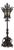 Large Wrought Iron Lamp Post from Mazzucotelli, 1910s For Sale