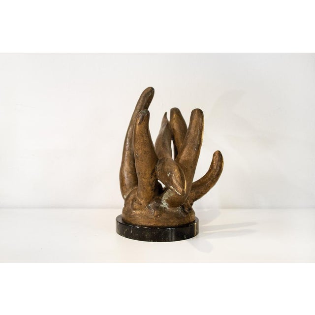 Bronze sculpture. Signed with initials Italy 1950s