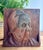 Vintage Hand-Carved Wood Relief Portrait Sculpture – Signed Folk Art Wall Hanging For Sale - Image 9 of 11