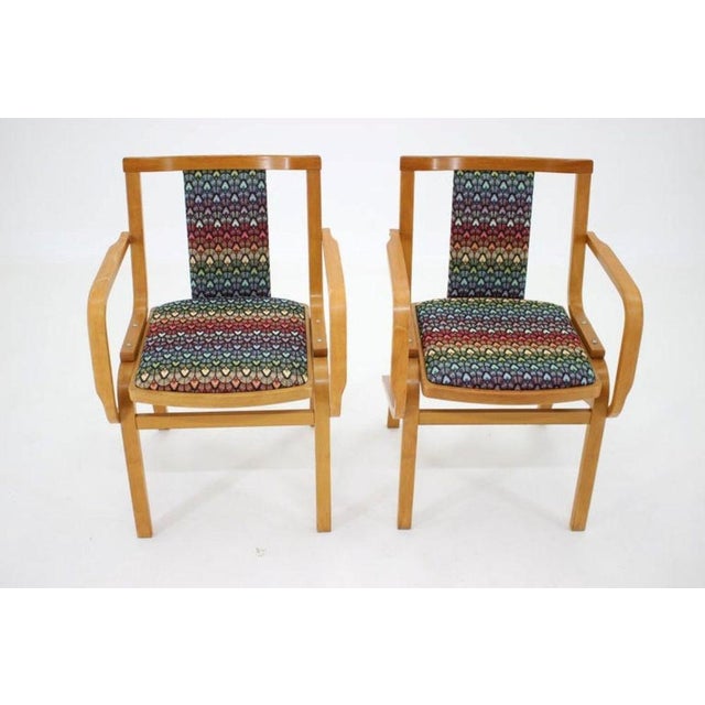 Thonet Bentwood Armchairs from Ton, Former Czechoslovakian, 1970s, Set of 2 For Sale - Image 4 of 10