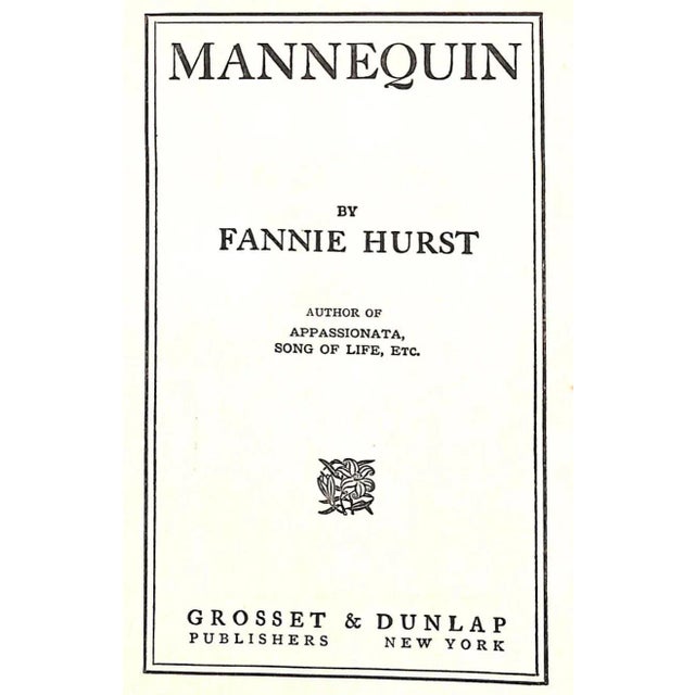 Traditional "Mannequin" 1926 Hurst, Fannie For Sale - Image 3 of 5