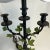 1985 Vintage Maitland-Smith French Bouillotte Style Cast Iron Table Lamp With Leaves - A Pair, Attributed, Artist Signed For Sale - Image 10 of 12