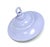 Darlingest Petite Vintage Italian Tole Faux Bamboo Pagoda Lavender Chandelier ~ Rewired ~ Restored ~ Rejuvenated ~ Ready to Hang ~ For Sale - Image 10 of 12