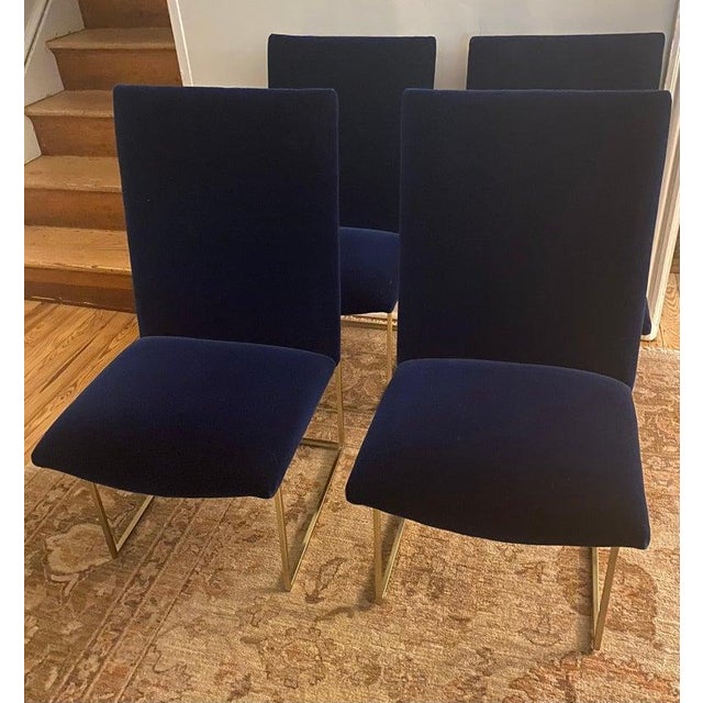 Modern Lawson Fenning Thin Frame Dining Chairs—Set of 8 For Sale - Image 3 of 12