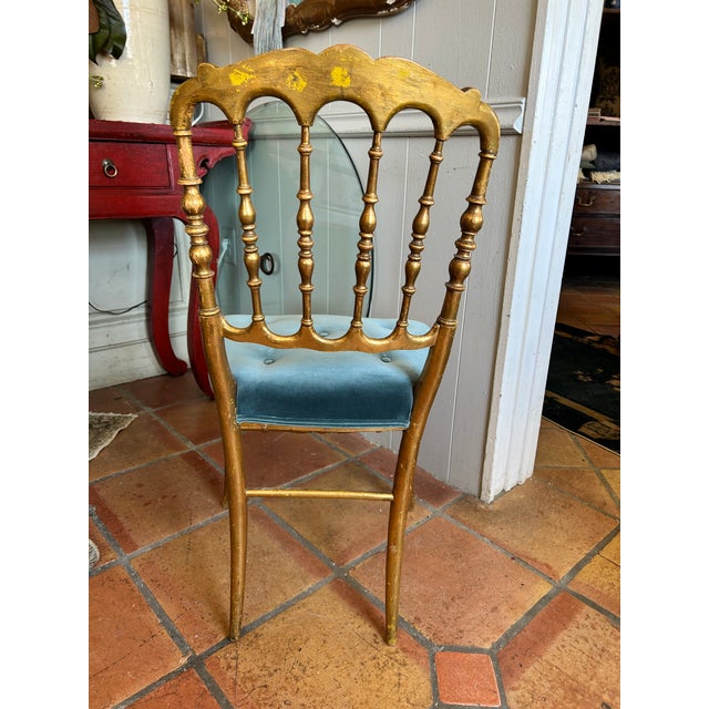 Mid-Century Modern Vintage Small Italian Chiavari Chair For Sale - Image 3 of 11